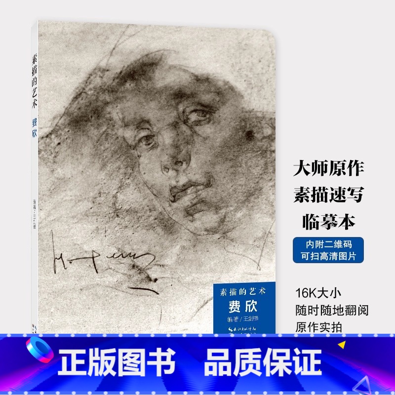 【正版】素描的艺术 费欣 展示了西方600年间素描艺术的发展历程、流派风格及素描大师费欣的技法特征书店书籍