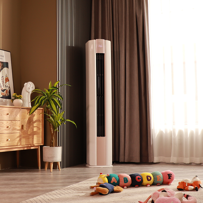 kelon科龙客餐厅空调3匹新一级能效立式柔风智能落地式空调柜机kfr