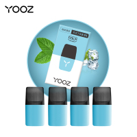 yooz柚子雾化弹(2MLx4)致爽薄荷 换弹式小烟电子烟2019新款同道大叔同款