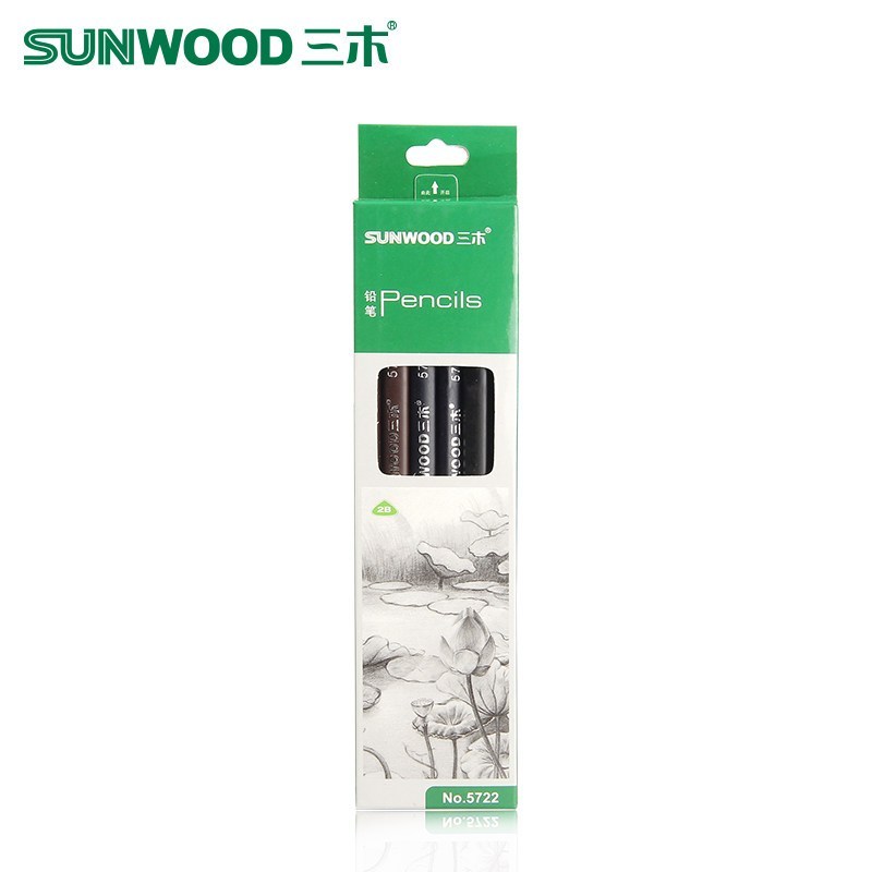 三木(SUNWOOD)2B 12支/盒 铅笔 5722 (单位:盒)