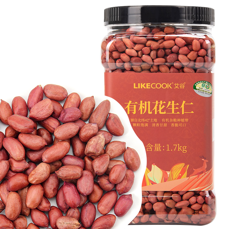 艾谷 有机花生仁 1.7kg高清大图