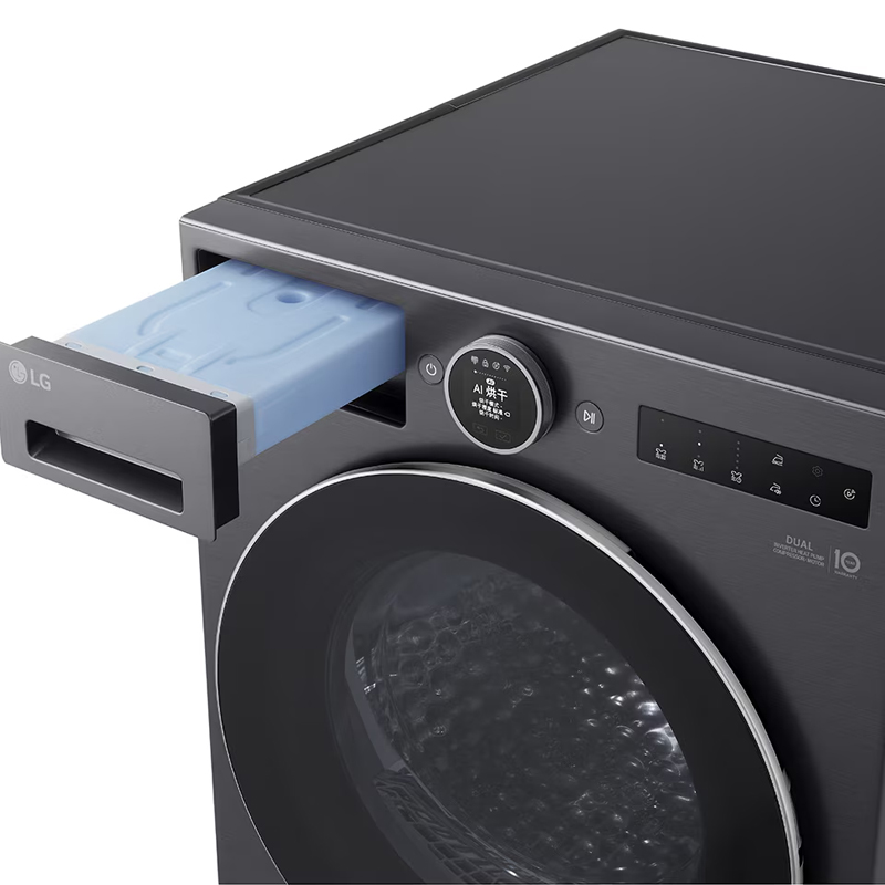 LG RH10X76V2N 10kg 双变频热泵 除螨 双重过滤网 冷凝器自清洁 专用遥控器 智能app 干衣机高清大图