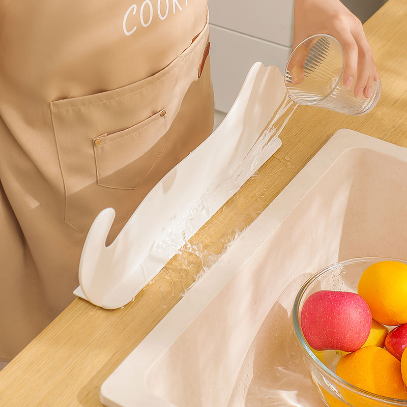 梵特 韩式可爱小狗水槽挡水板厨房洗菜盆洗碗防溅隔水板洗手台挡板防水高清大图