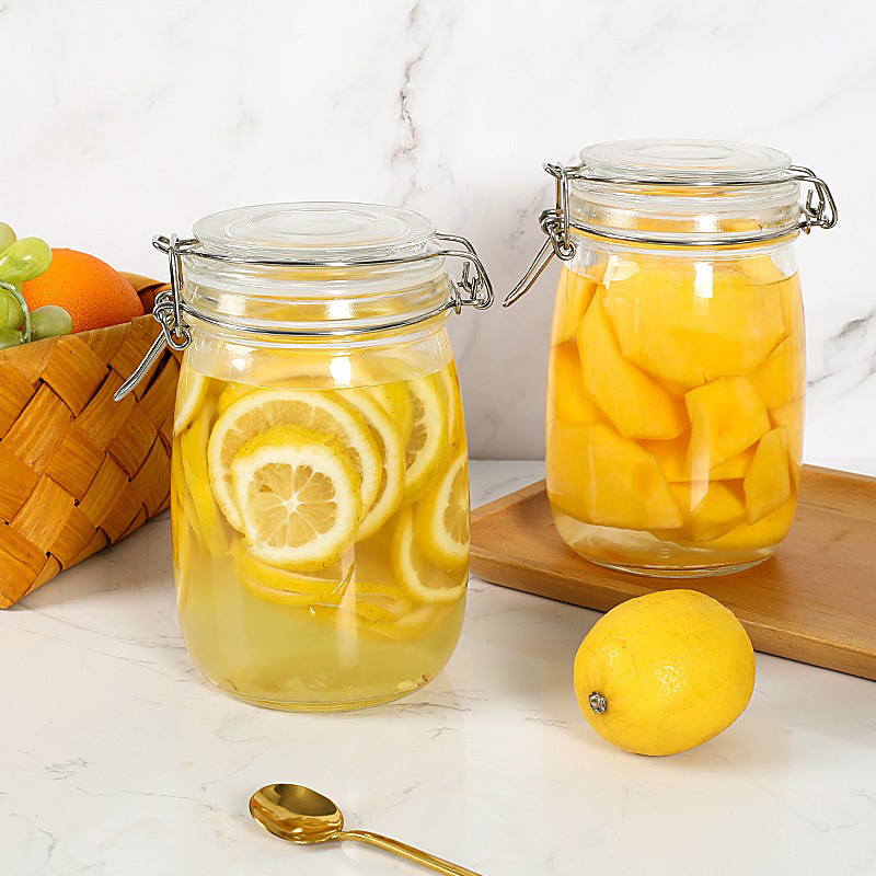 奇正玻璃密封罐瓶大容量食品储物罐子收纳罐