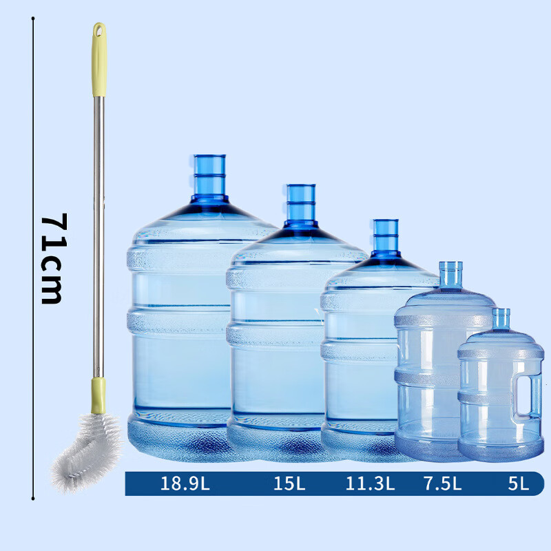 科力邦(kelibang)加长水桶刷 黄粉蓝混色 70cm KB2043 1把装高清大图