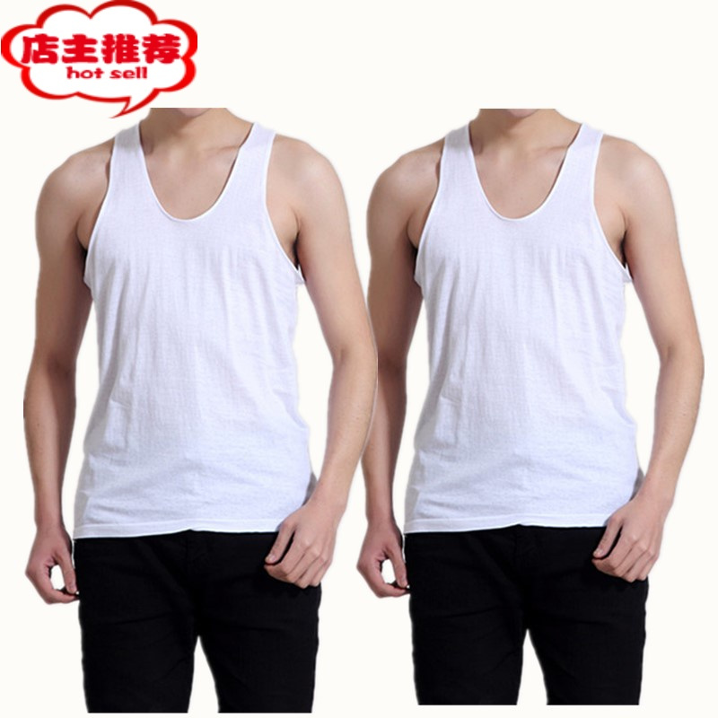 shanchao中老年内衣男士跨栏背心加肥加大短袖背心老头汗衫夏季视频