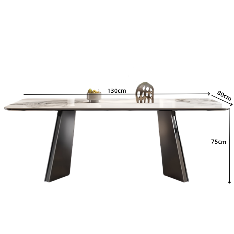 华立伟餐桌130*80*75cm张高清大图