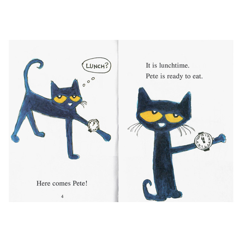 [正版]My First I Can Read系列皮特猫的大餐英文原版绘本Pete the Cat Pete’s Bi