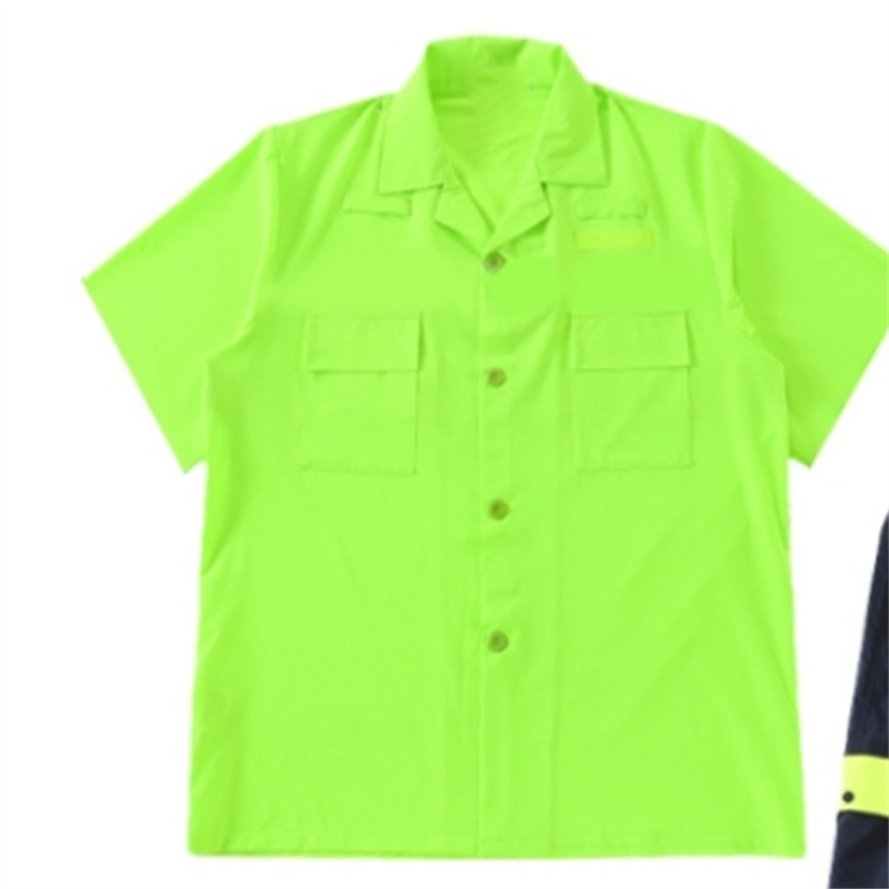 铂牛 荧光黄短袖套装 S-XXXXL 套高清大图