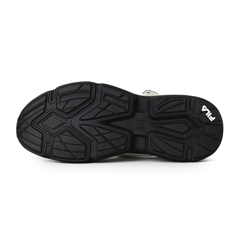 FILA低帮魔术贴拼接网布透气休闲运动跑步鞋高清大图