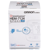 欧姆龙(OMRON)电子血压计 HEM-7124 家用上臂式全自动智能加压血压仪 精准电子血压测量仪