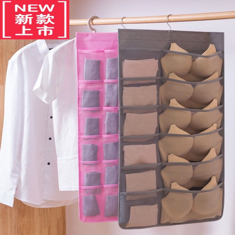 可莉允熊小玥推荐挂袋墙挂式双面衣柜器内裤内衣收纳袋家用袜子文胸袋图片