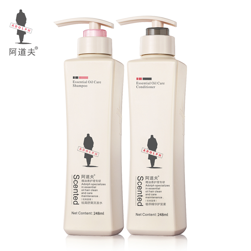阿道夫洗护套装 祛屑舒爽洗发水护发素248ml*2