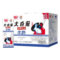 光明大白兔牛奶奶糖风味网红牛奶200ml*12盒 装儿时怀旧
