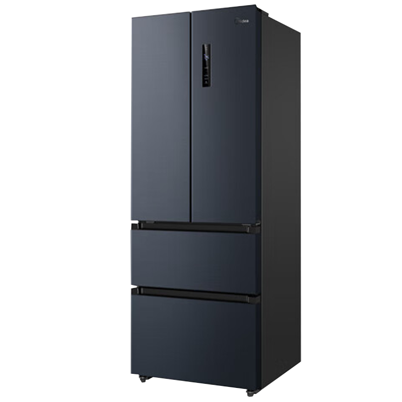 美的midea439升法式多门冰箱9分钟急速净味智能保鲜一级能效bcd439wfp