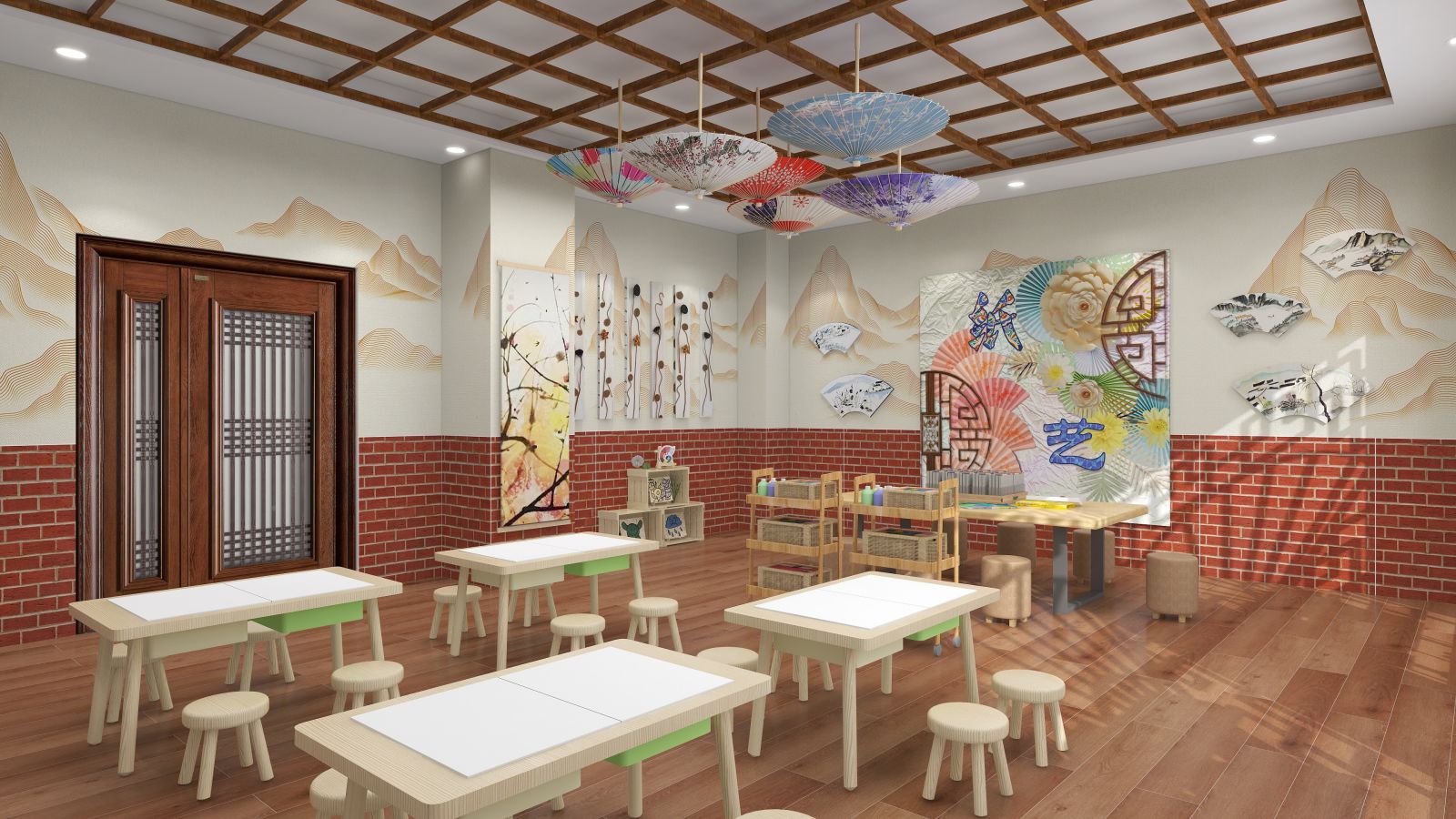 星芒特色幼儿园纸艺教室打造方案高清大图