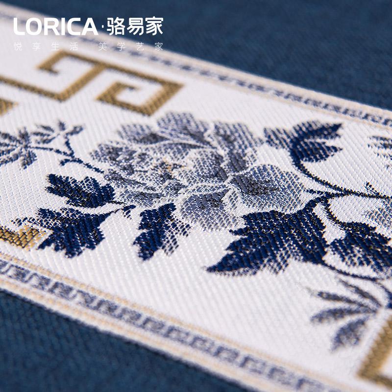 家柏饰(CORATED)中式刺绣花抱枕客厅沙发靠垫可拆洗定制座椅抱枕套不含芯高清大图