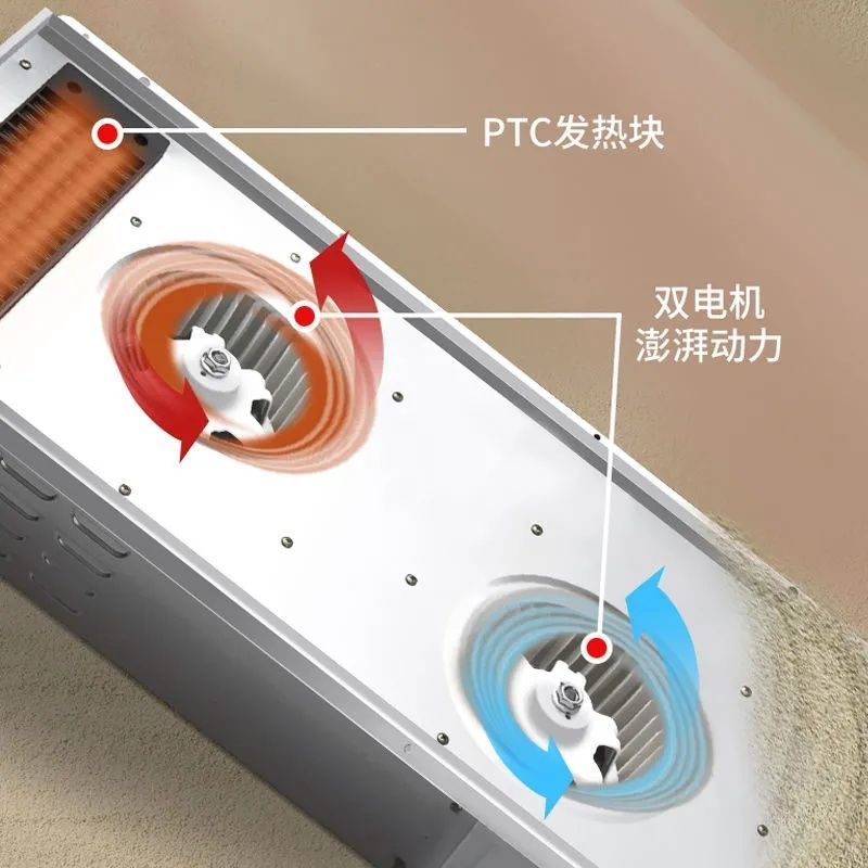 浴霸风暖机集成吊顶led灯卫生间浴室排气扇照明五合一体|雅致银(全铝机身)触摸开关