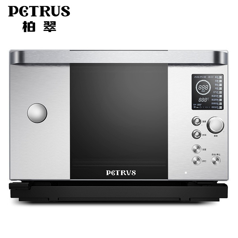柏翠（petrus） 蒸烤箱 家用电烤箱蒸汽炉二合一烘焙电蒸箱 PE8289
