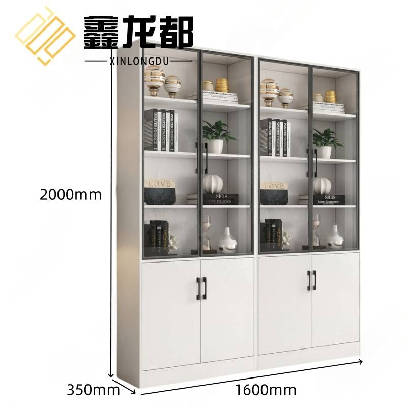 鑫龙都书柜台 书柜四门台 高2米
