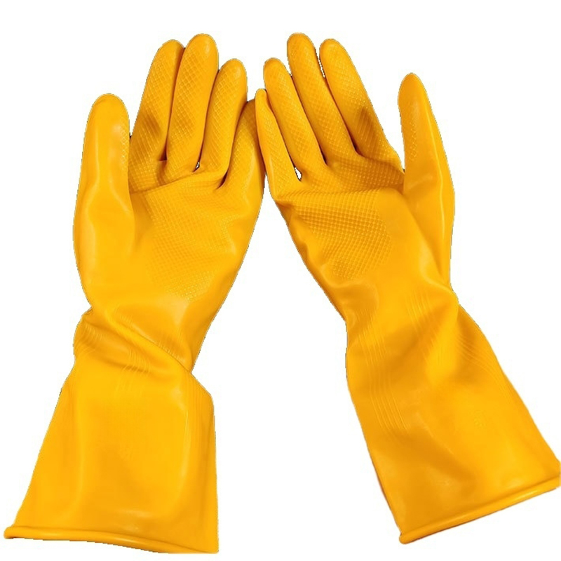 惠铁乳胶耐酸碱橡胶手套 S02 双高清大图