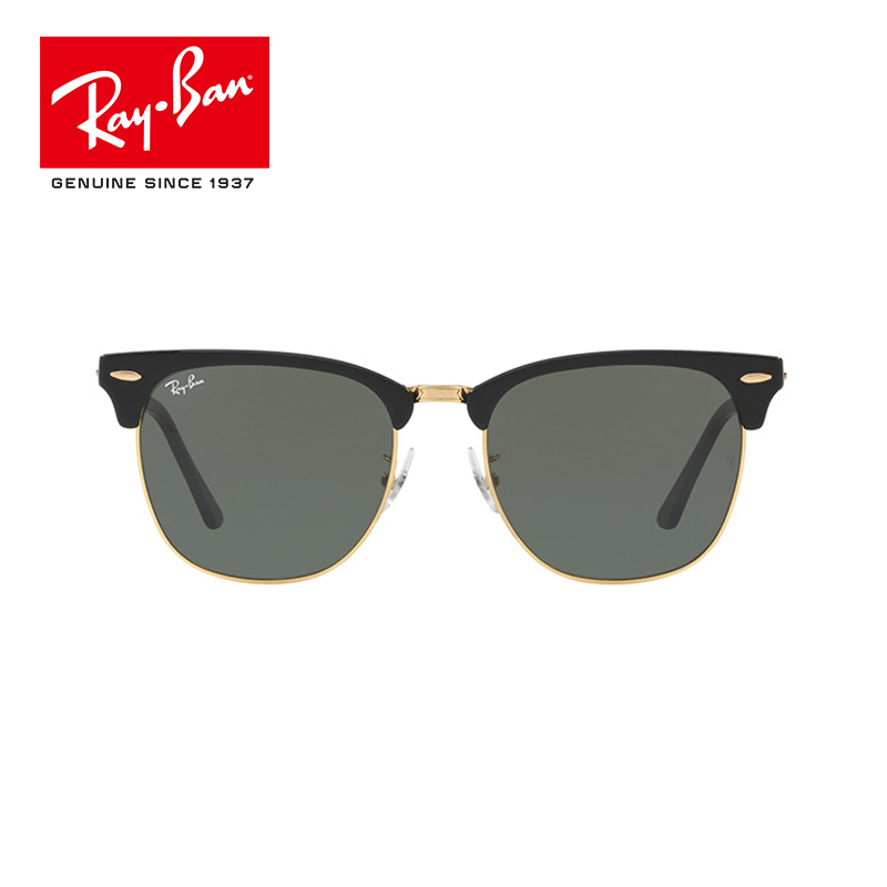 RayBan雷朋太阳镜男女款板材方框轻质复古时尚墨镜0RB3016F