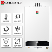 樱花(SAKURA)烟灶热三件套餐 22立方侧吸油烟机燃气定时灶具热水器厨电烟灶套装7A01+BDB01+A103天然气