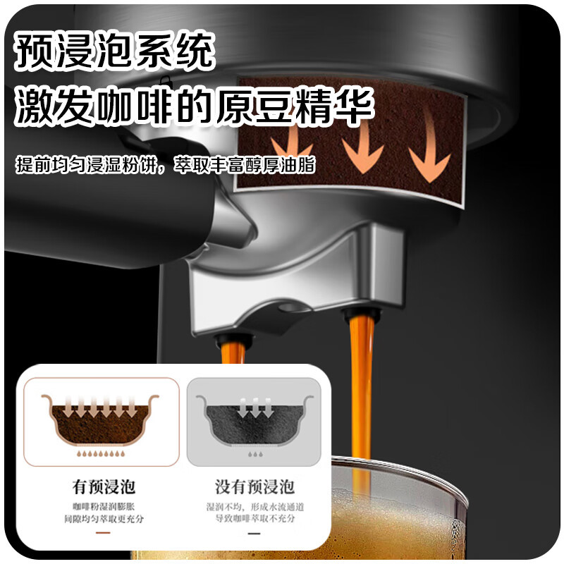 Miji Home米技生活意式咖啡机CM-L1506高清大图
