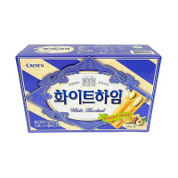 CROWN克丽安奶油巧克力榛子威化饼干盒装47g韩国进口休闲零食品
