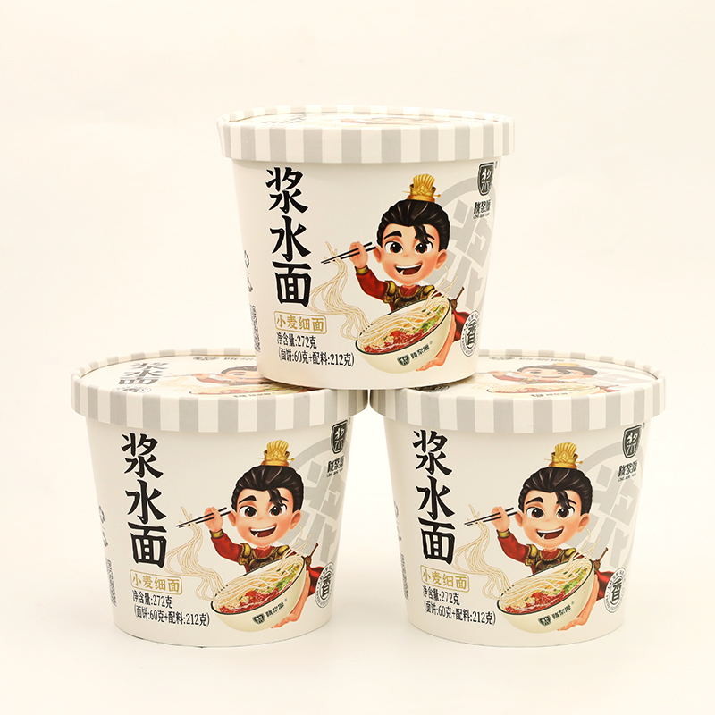 甘肃特产即食天水浆水面桶装方便面酸菜面小麦细面6桶装高清大图