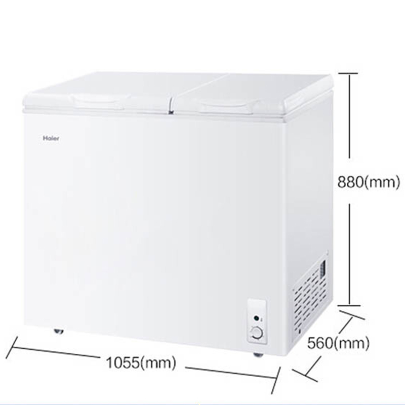 海尔(Haier)冰柜 冷柜 双温 冷藏冷冻柜 FCD-211XZ(DS)