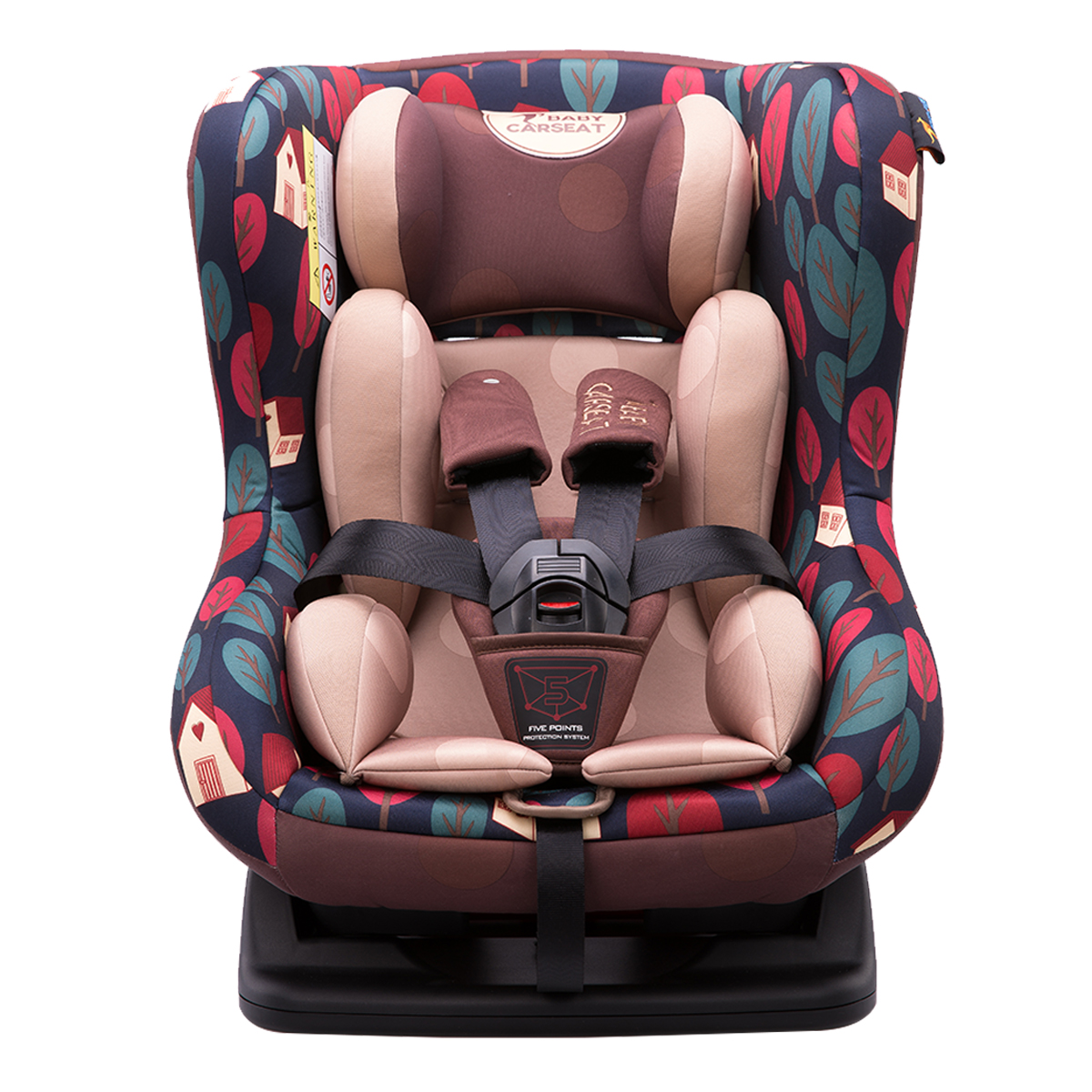 贝贝卡西儿童安全座椅汽车用婴儿宝宝车载坐椅9月12岁3c头部加宽认证