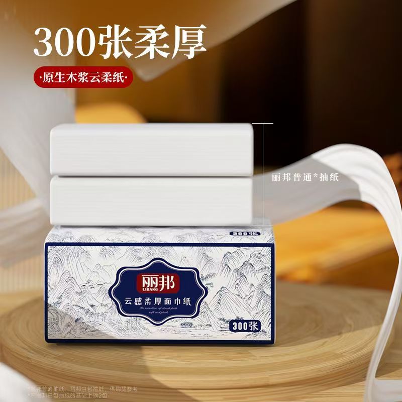 丽邦4层抽纸 30包一件高清大图