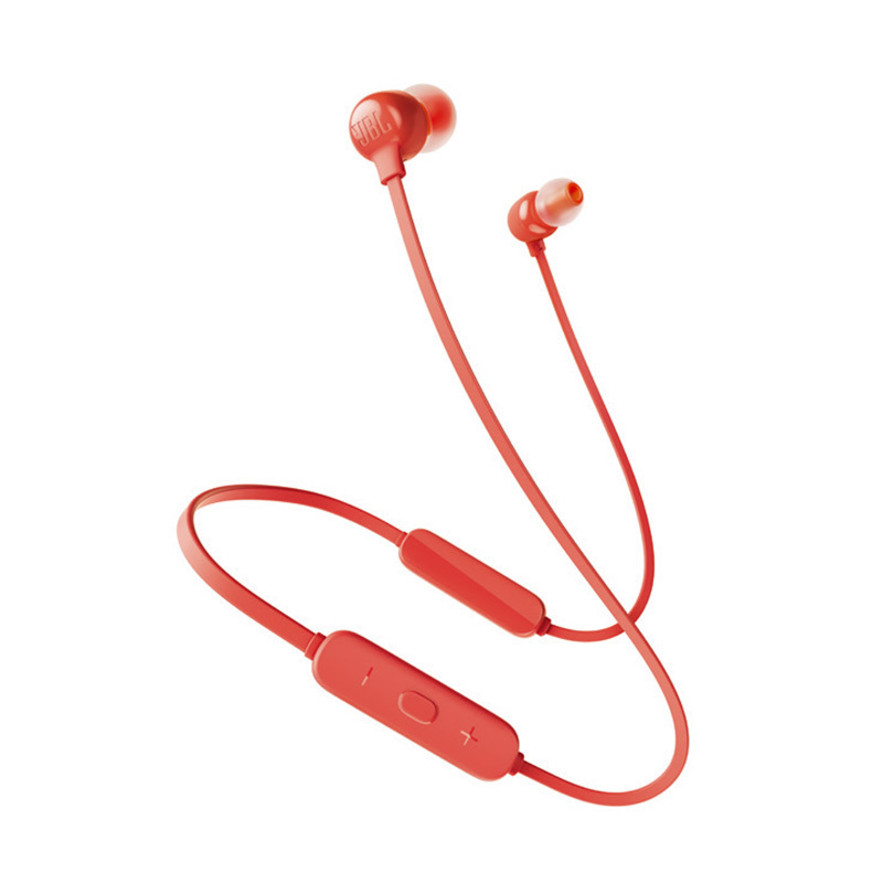JBL TUNE 115BT 入耳式耳机 无线蓝牙耳机 运动耳机 颈挂式耳机 带麦可通话 苹果安卓通用 红色