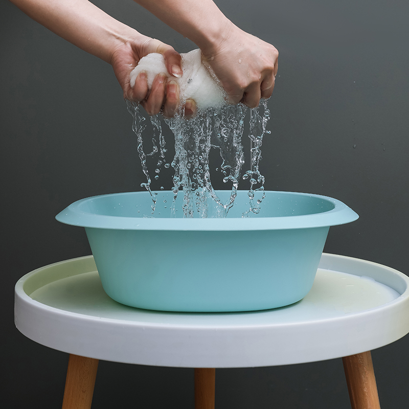 家用洗脸盆婴儿脸盆塑料加厚大号学生宿舍洗衣服洗手洗脚盆小盆子小号