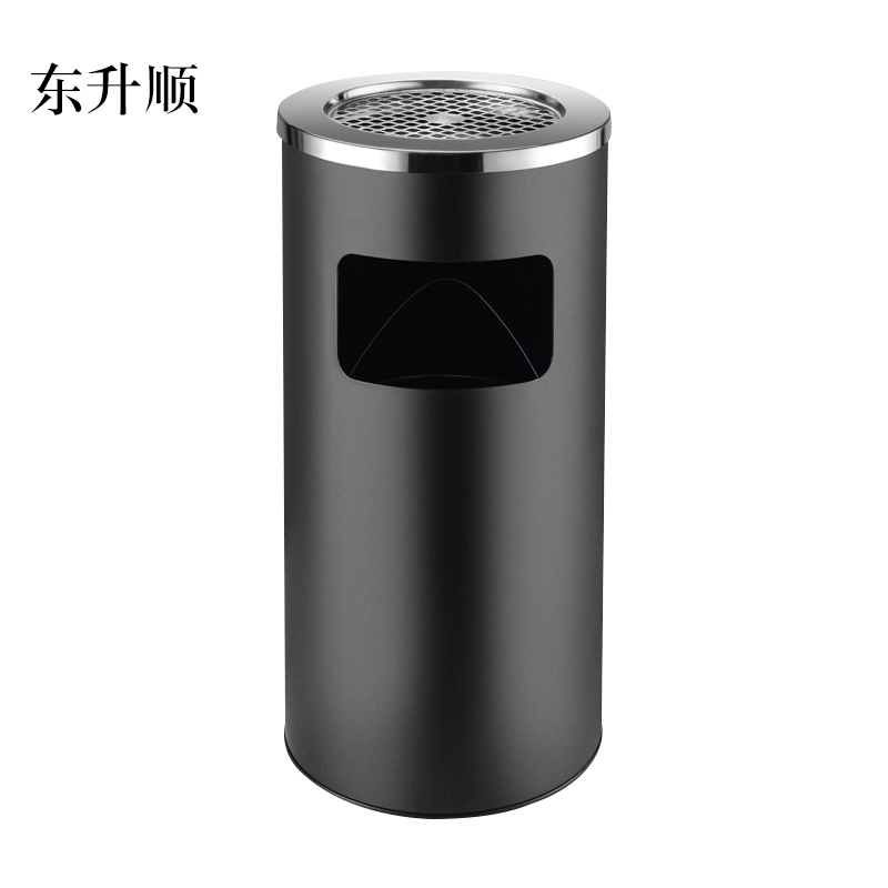 东升顺不锈钢酒店大堂垃圾桶烟蒂柱灭烟桶带烟灰缸室外吸烟区电梯口立式