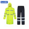 苏识3540239/40/38/37/62反光加长款雨衣套装 荧光黄上衣+黑裤子M L XL 2XL 3XL(单位:套)