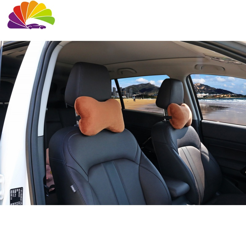 舒适主义汽车头枕护颈枕一对靠车用骨头枕头颈椎枕简四季简约通用车内