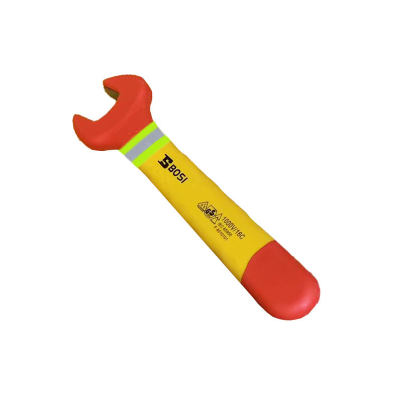 波斯(BOSI) 荧光系列VDE绝缘开口扳手 24mm 把高清大图