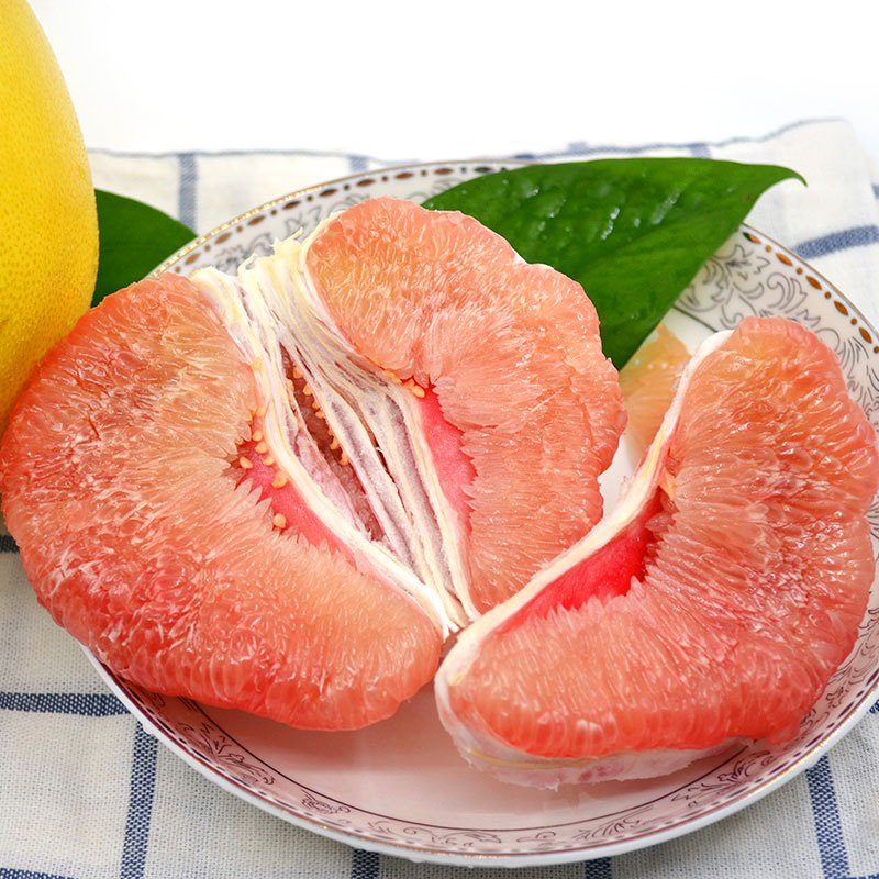 大土澳 国产 蜜柚 2颗盒装 红心柚白心柚各一颗 单果重量1150-1350g