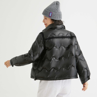 雅鹿羽绒服女短款时尚纯色立领白鸭绒2020新款面包派克服外套潮K