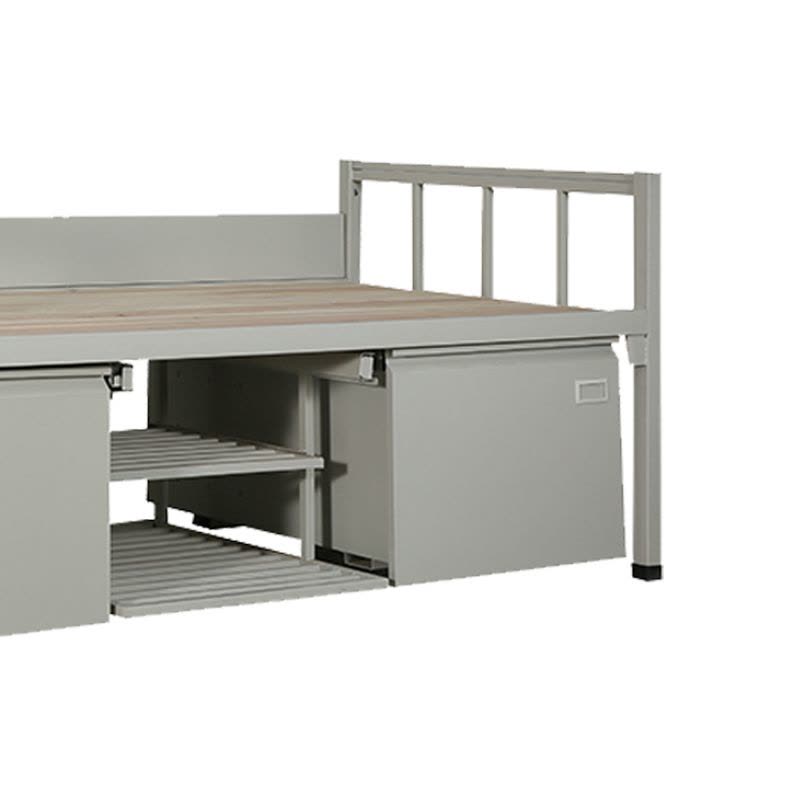 洛苏通盛钢制单人床含柜常规款图片