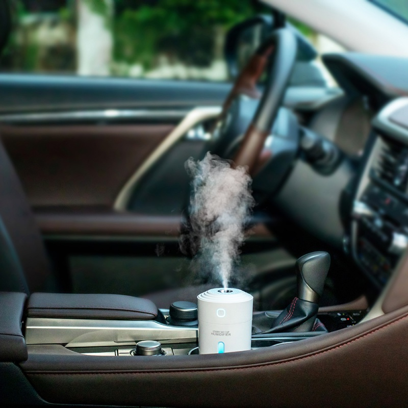 汽车载办公桌usb七彩夜灯香薰大喷雾机24/加湿器