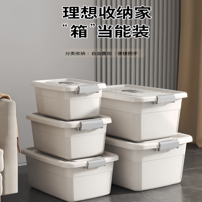 珂攸洋塑料储物收纳箱高清大图