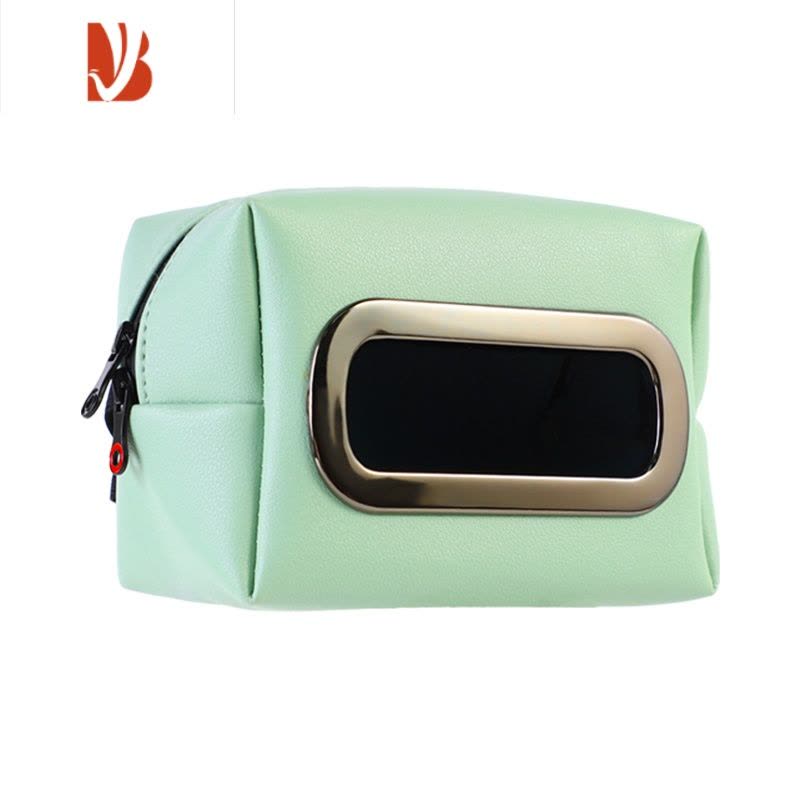 三维工匠五菱宏光mini抽纸盒马卡龙ev卡通纸巾盒车载车内饰布置爆改装配饰 草帽鸭纸巾盒[2个装,更优惠]图片