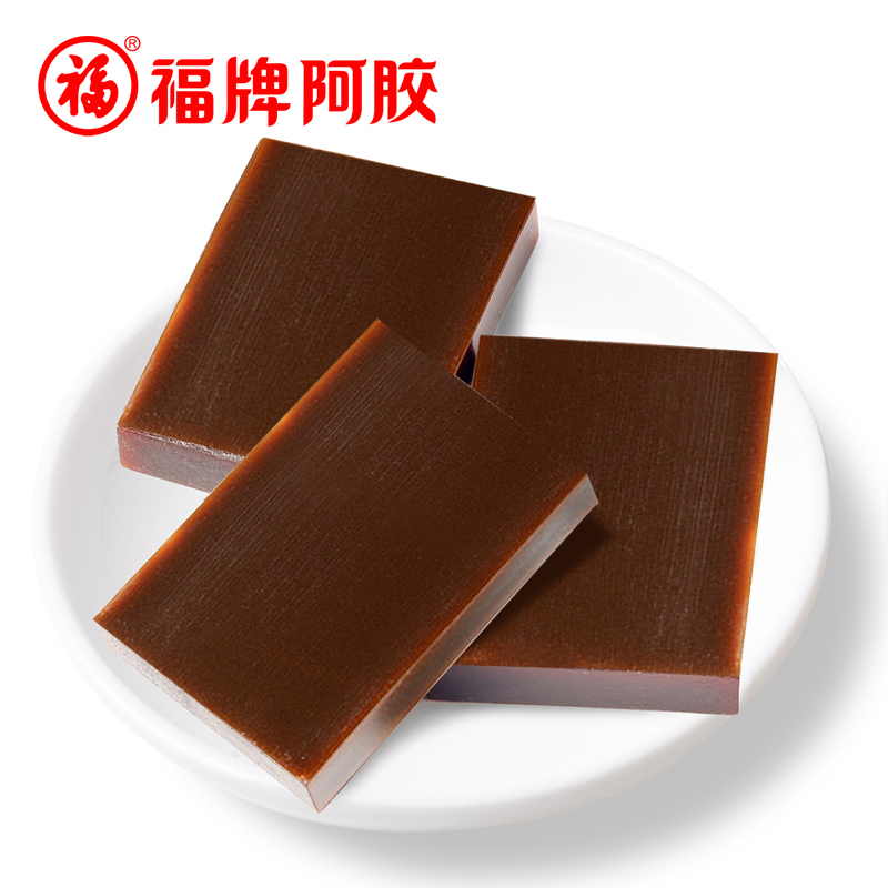 福牌阿胶片240g滋补 阿胶块山东东阿镇正宗纯驴皮熬制