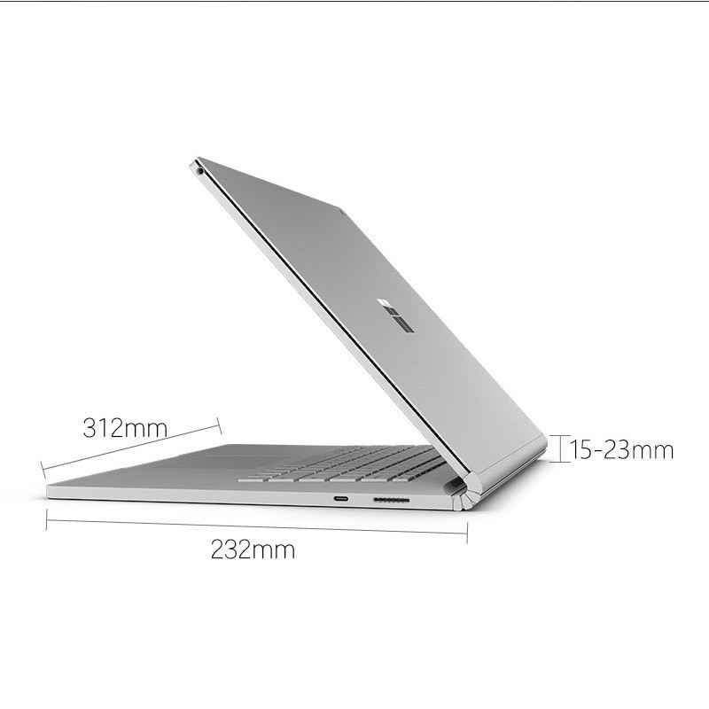 微软(Microsoft)Surface Book 2 13.5英寸超轻薄二合一平板电脑 设计师笔记本(i7-8650U 16GB 512GB SSD GTX1050 2G独显 银