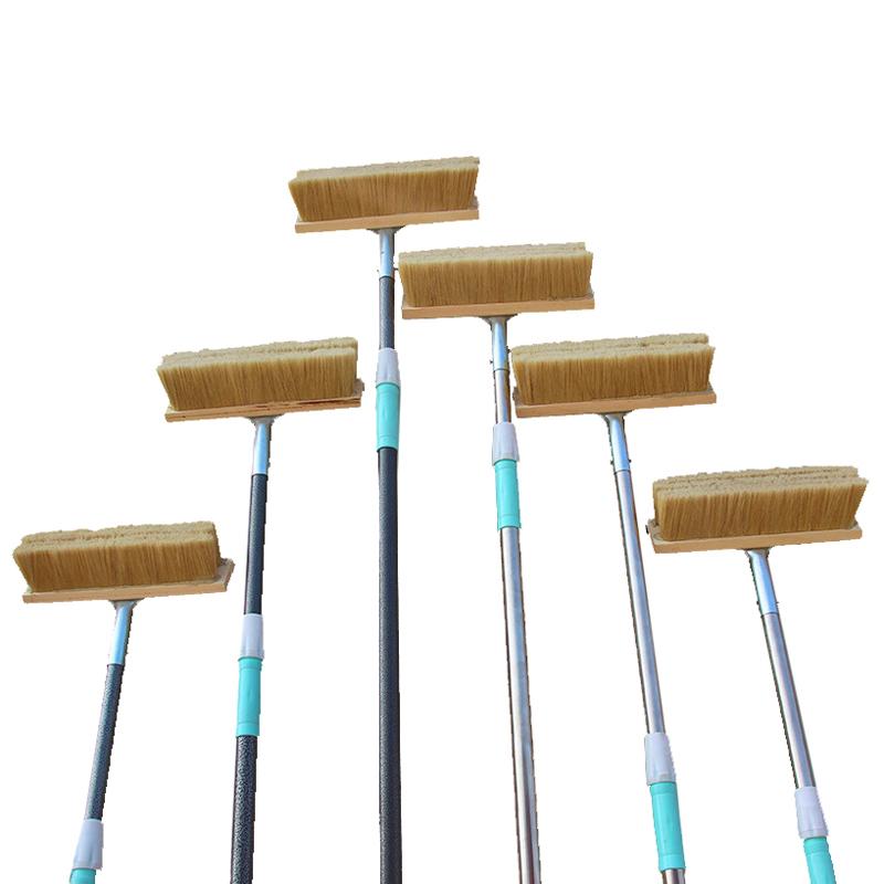 纯猪毛伸缩杆洗车刷 2.1米 把高清大图
