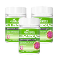 [有效期至24年5月]新西兰goodhealth好健康 奶蓟草护肝养肝净肝30粒*3