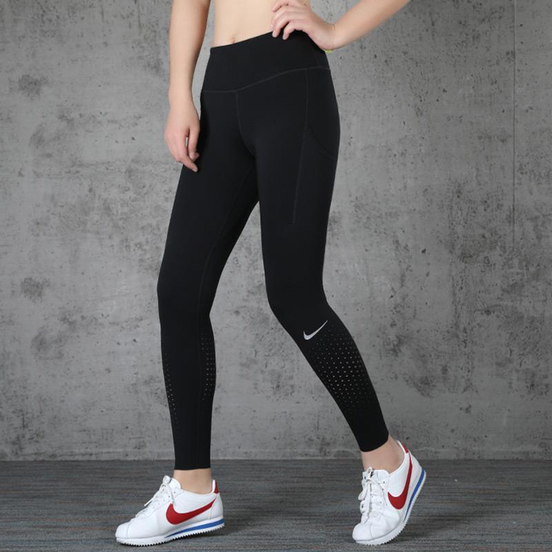 nike耐克裤子女2020新款紧身弹力裤小脚裤跑步长裤cn8042010